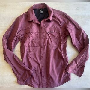 REI Women's XS Sahara Long Sleeve Solid Shirt